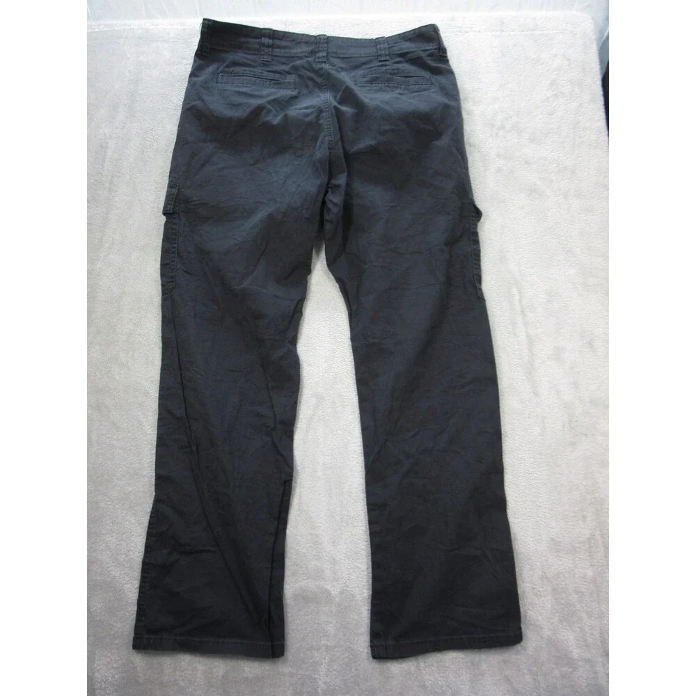 Wrangler Cargo Pants Mens 34x32 (Actual 34x29.5) Black RN 130273 Pockets